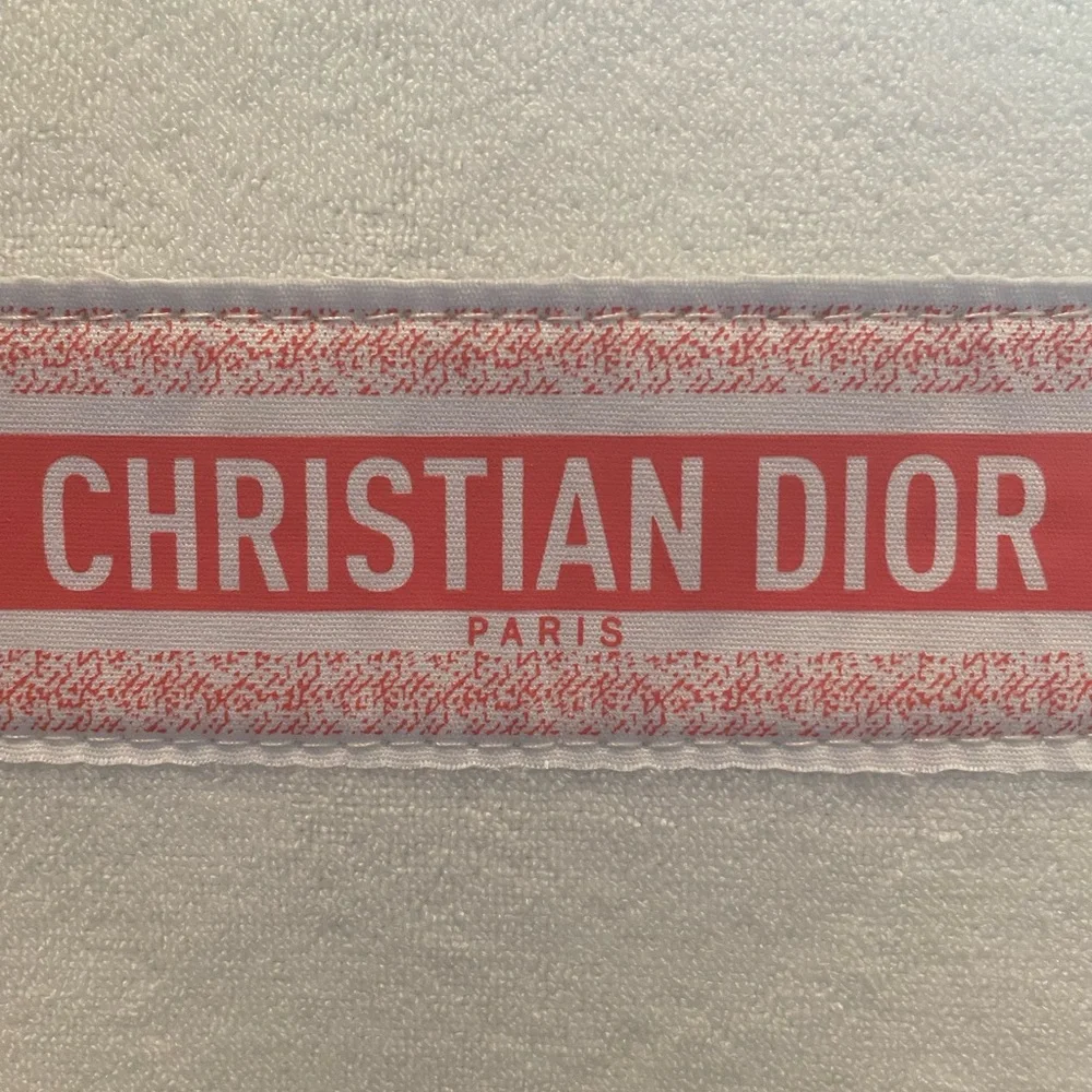 DIOR Beauty Terry Cloth Makeup Pouch/Bag NIB 9” x 7”